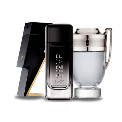 Combo de 3 perfumes - Bad boy, 212 Black, Invictus
